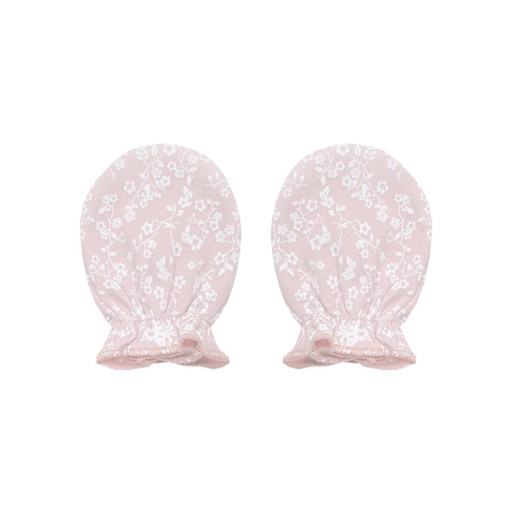 Warmi Miton Rosa Flores Blancas