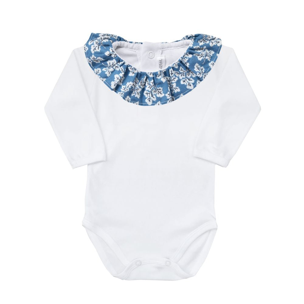 Warmi Bodie Diana Ml Cuello Acero Flores