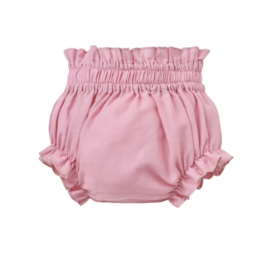 Warmi Blusa Mila con Cubrepañal Lino Palo Rosa