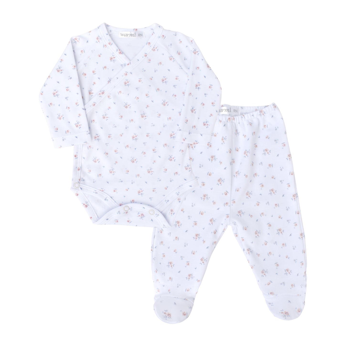 Warmi Set Bodie + Pantalón Flores Mini Print