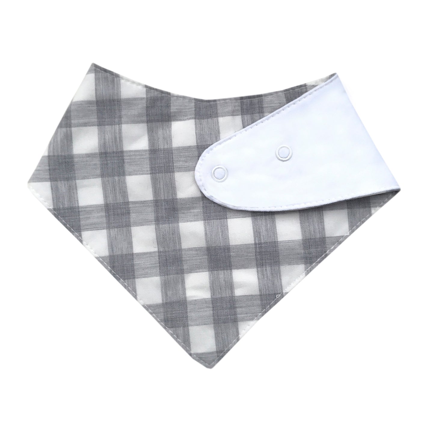 WARMI BABERO BANDANA CUADRILLE GRIS