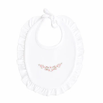 Warmi Babero con Bobo Bordado Florecitas