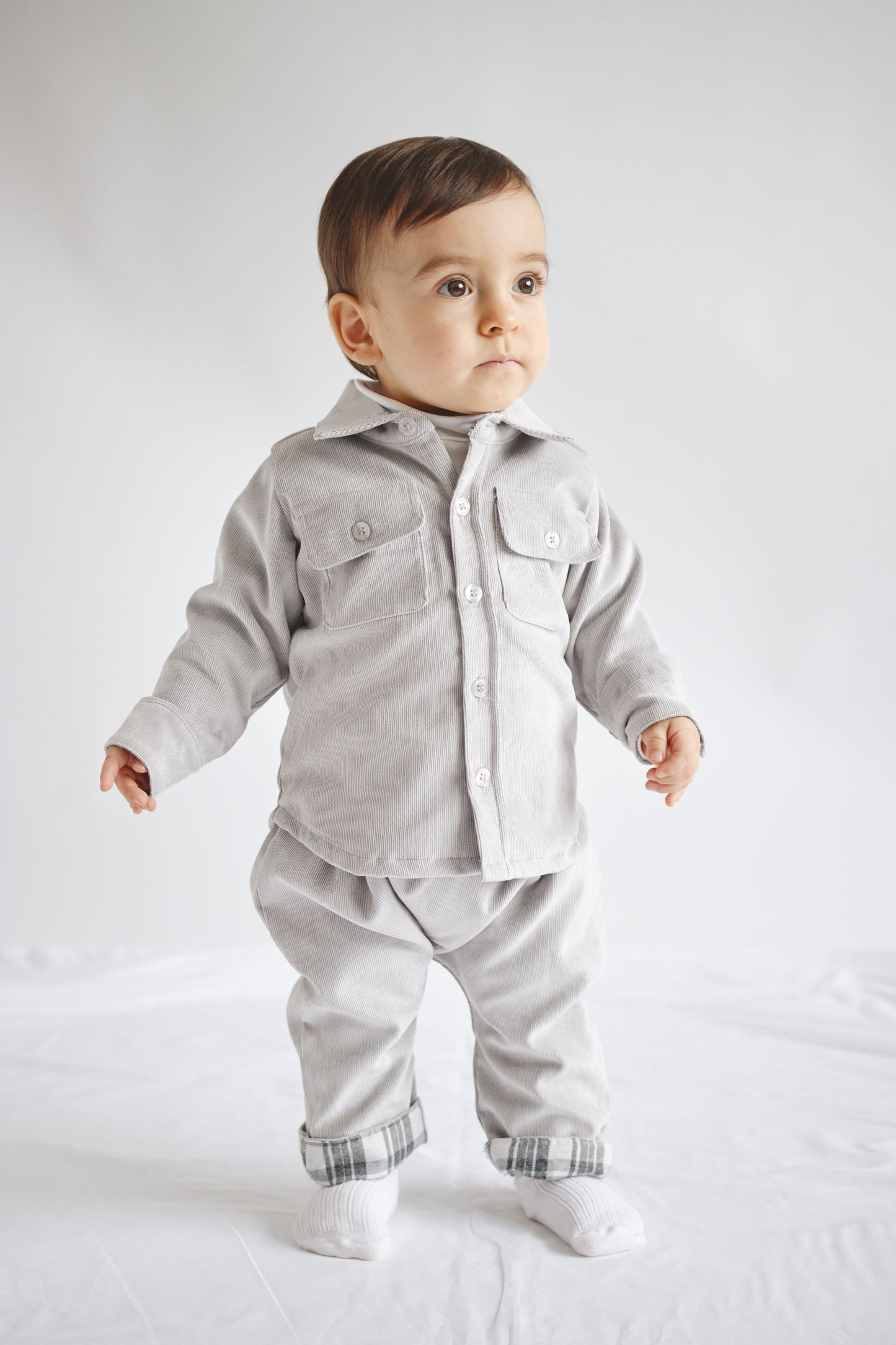 Warmi Camisa Jose Cotele Gris