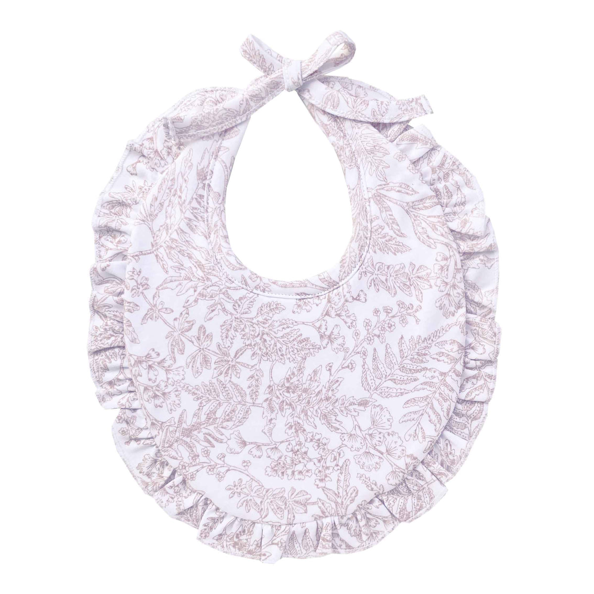 Warmi Babero con Bobo Flores Malva