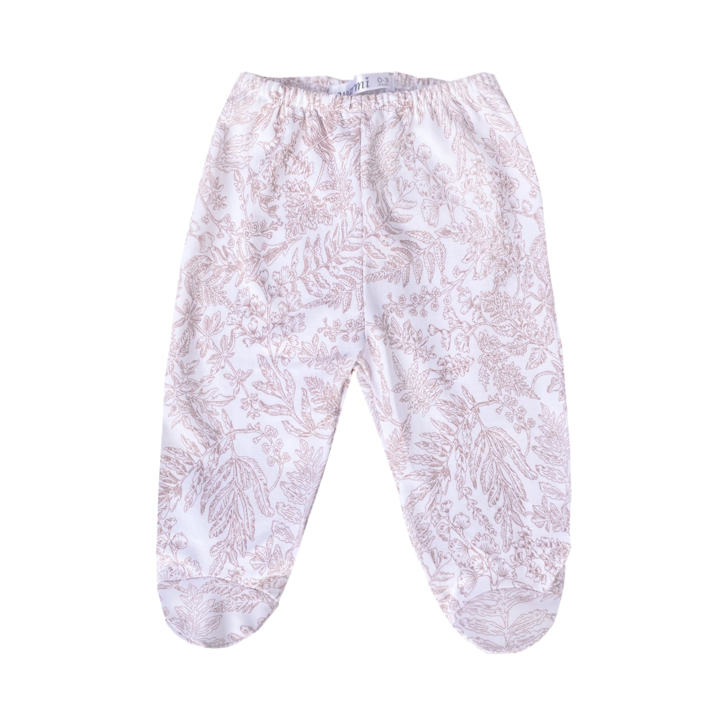 Warmi Pantalón Básico Flores Malva