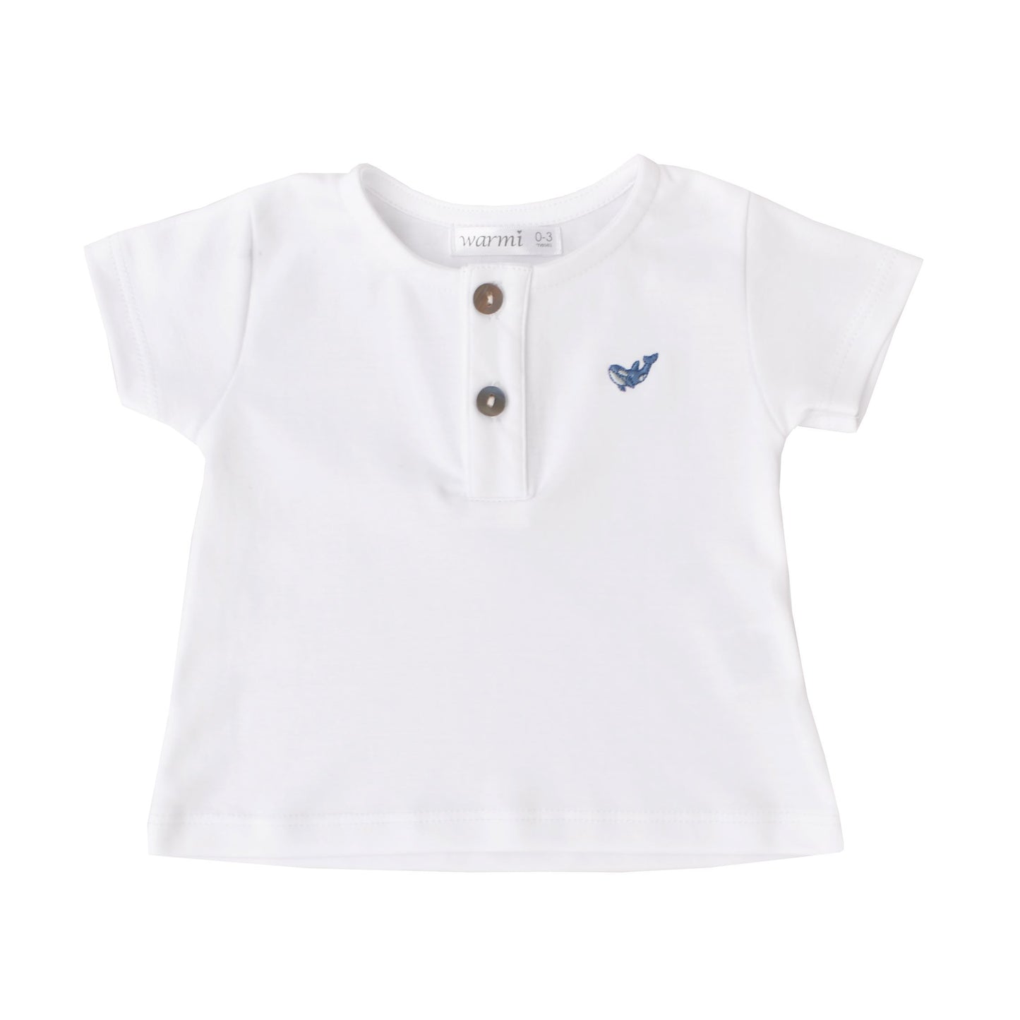 Polera alonso blanco con bordado