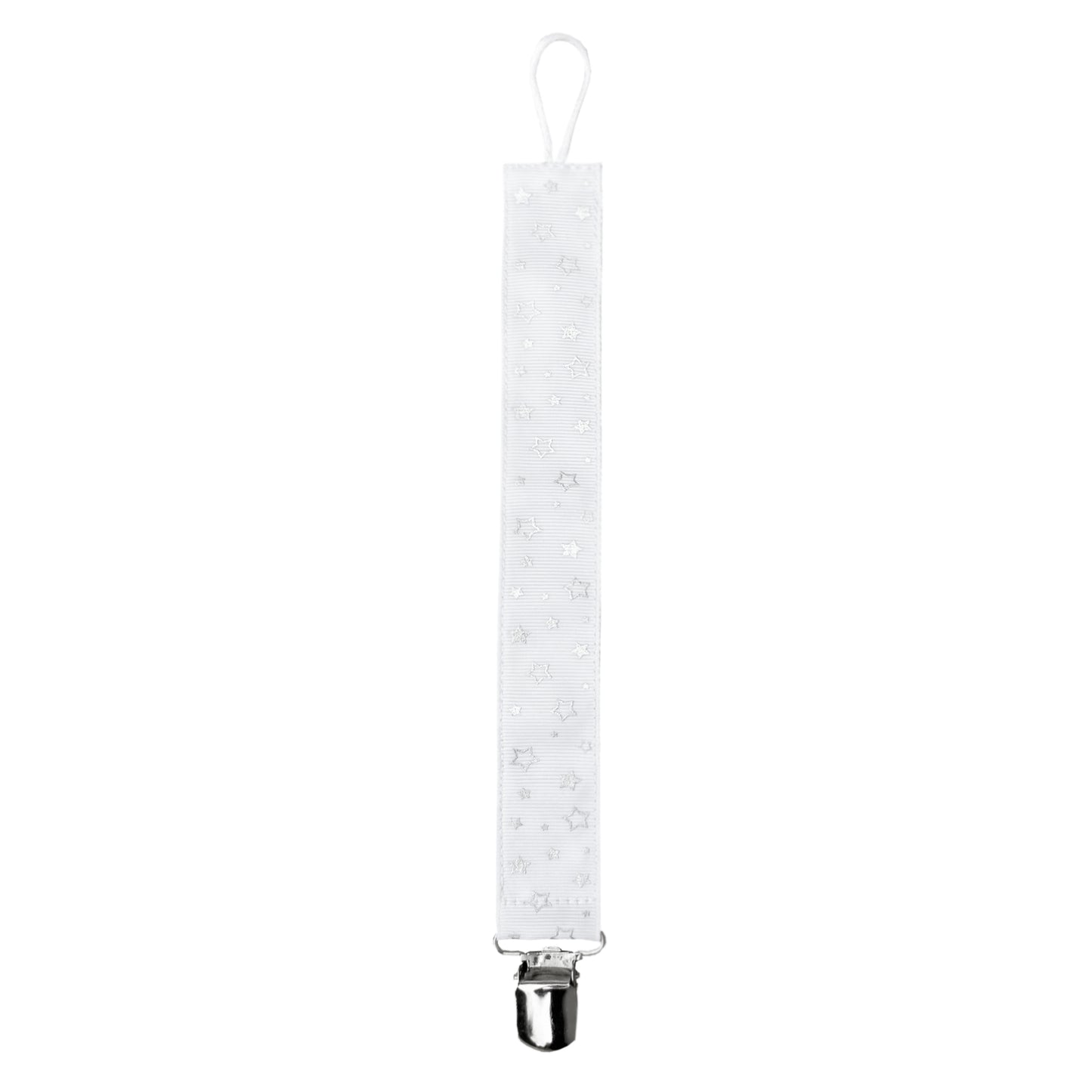 WARMI PORTACHUPETE BLANCO ESTRELLAS PLATA