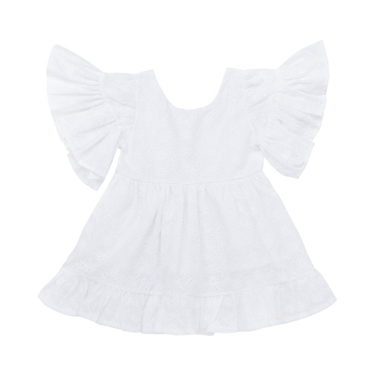 Warmi Vestido Loret Broderi Blanco