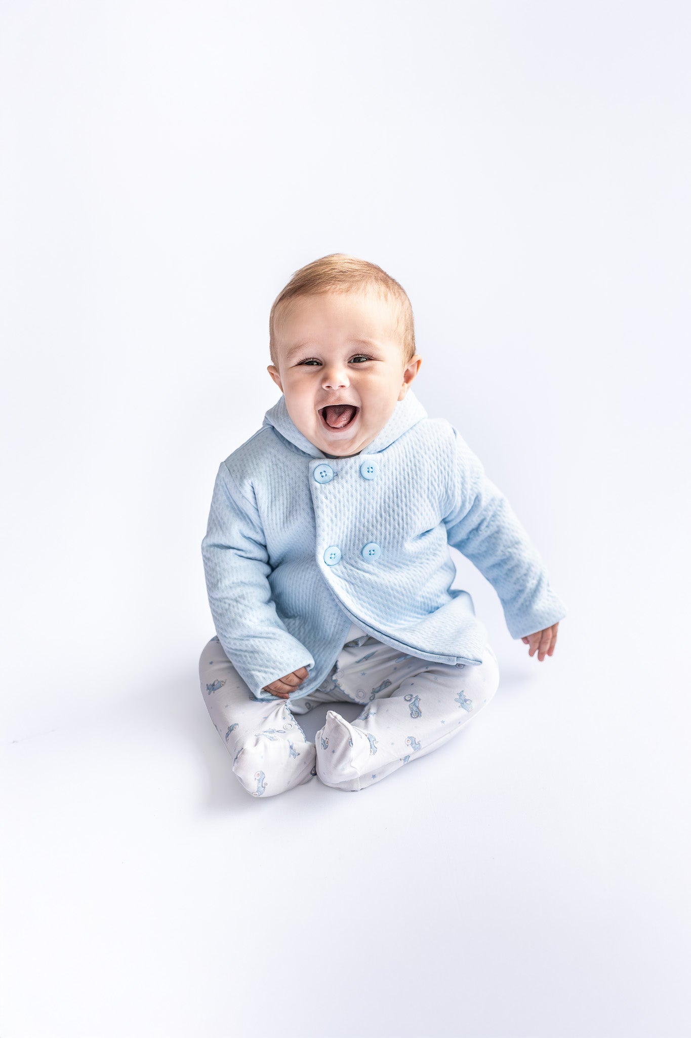 Warmi Chaqueta Con Capucha Santiago Celeste