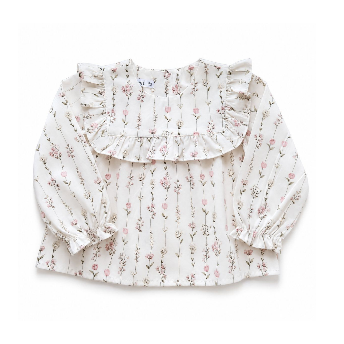 Warmi Blusa Martina flores Ramas Rosas