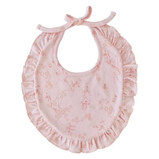 Warmi babero con bobo rosa flores blossom