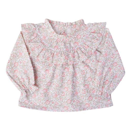 Blusa abril flores rosa