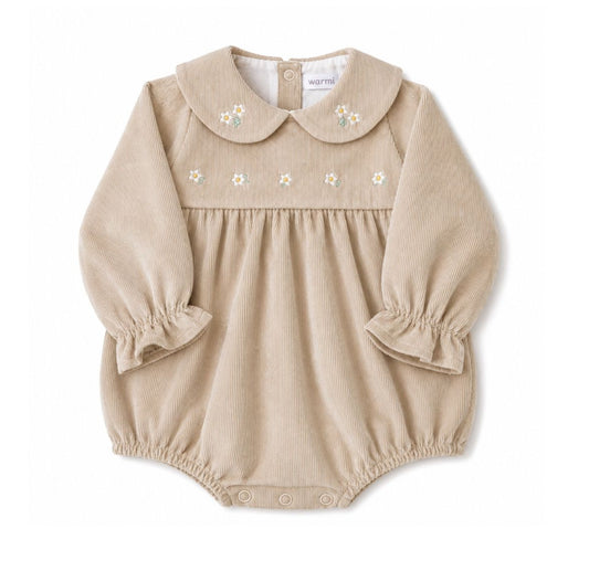 Warmi Bombacho Rosario Cotele Beige Bordado