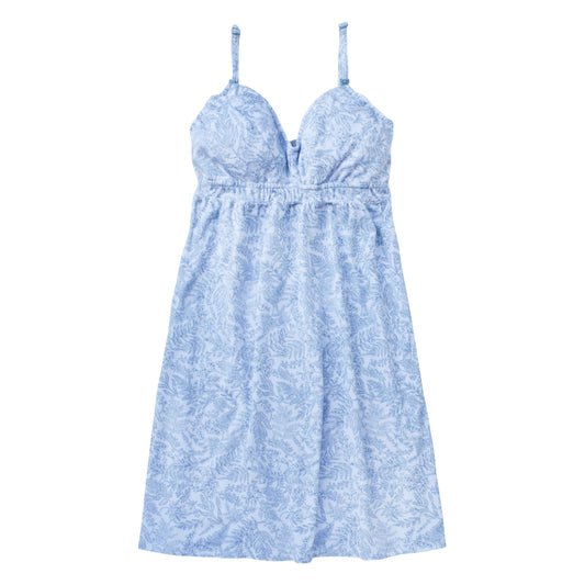 Pijama Materna Flores Azul Francia