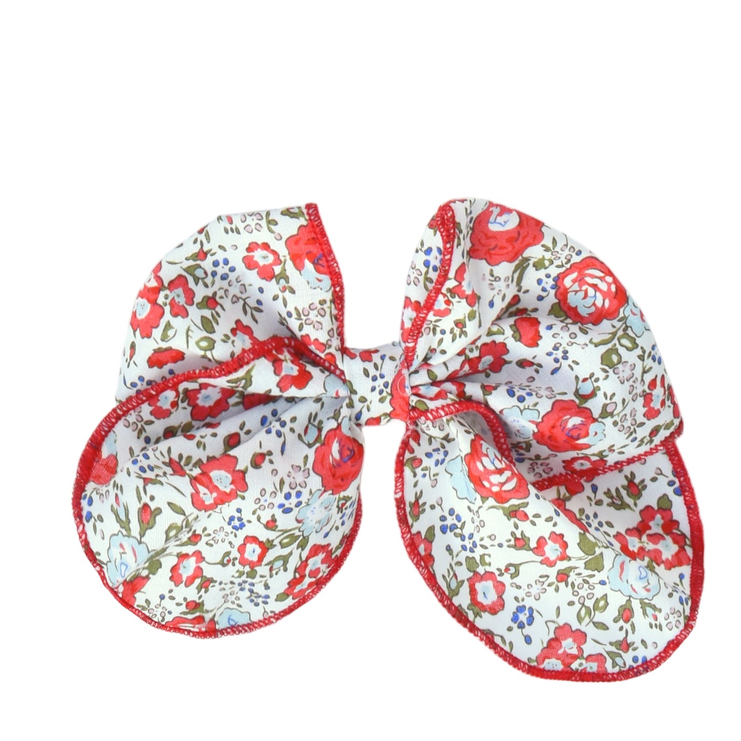 Pinche lazo flores rojas