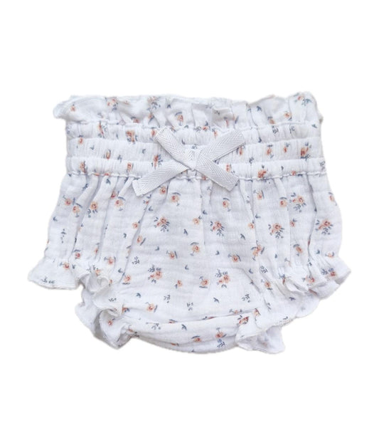 Short valencia muselina flores mini print