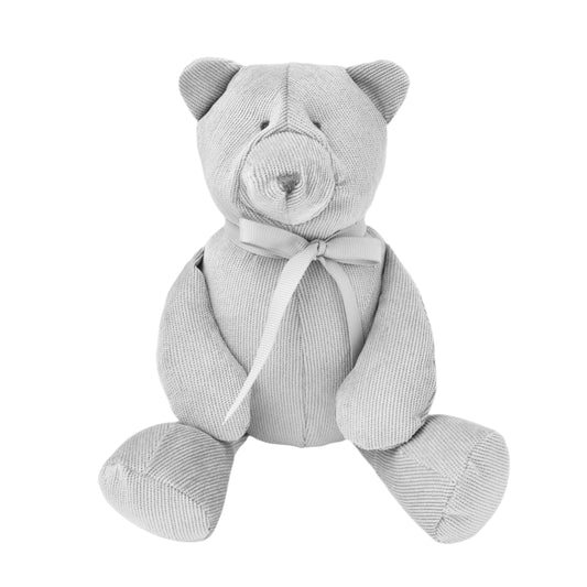 Peluche Oso cotele gris