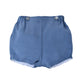 Short dante lino azul francia