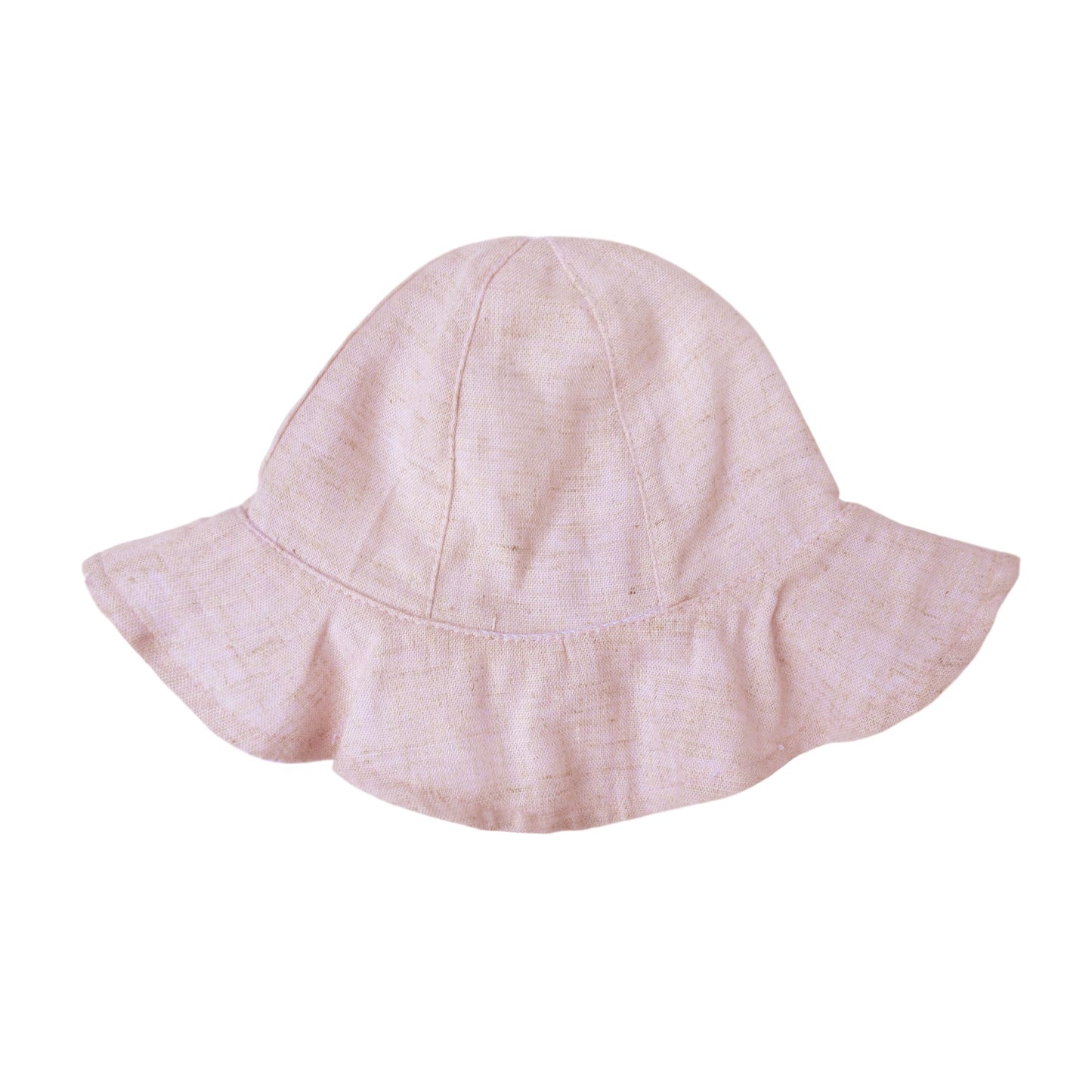 Sombrero dana lino rosa jaspiado