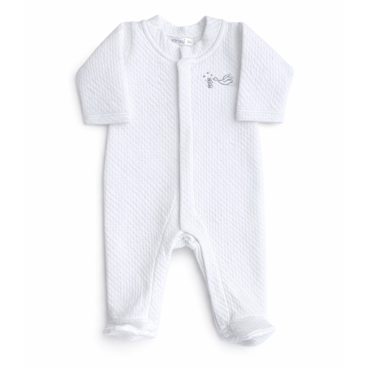 Warmi Enterito Berlin Blanco Bordado Cigueñas