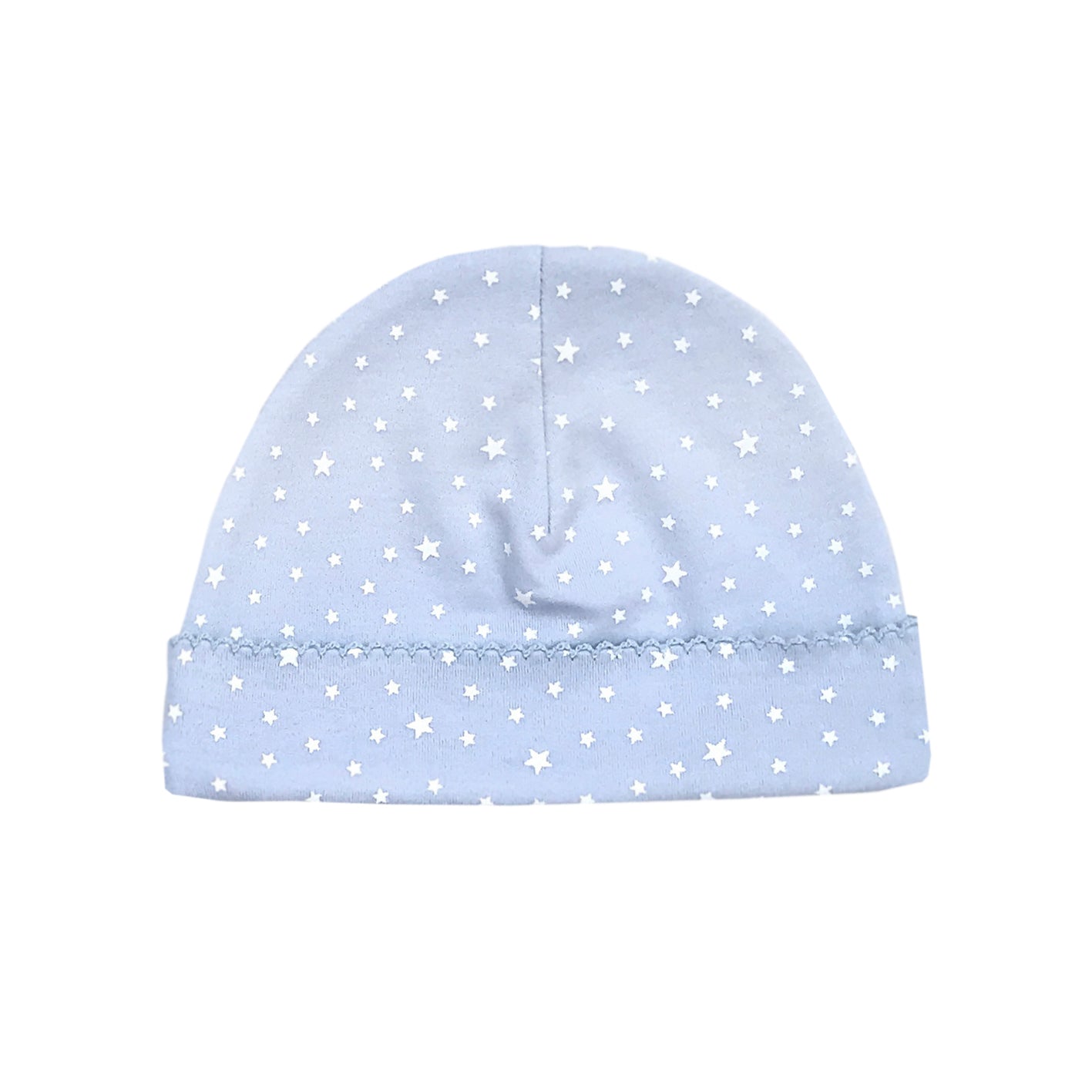 Warmi Gorro Picueta Celeste Estrellas Blancas