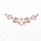 Warmi Manta 80*80 Blanca Con Bobo Bordado Flores