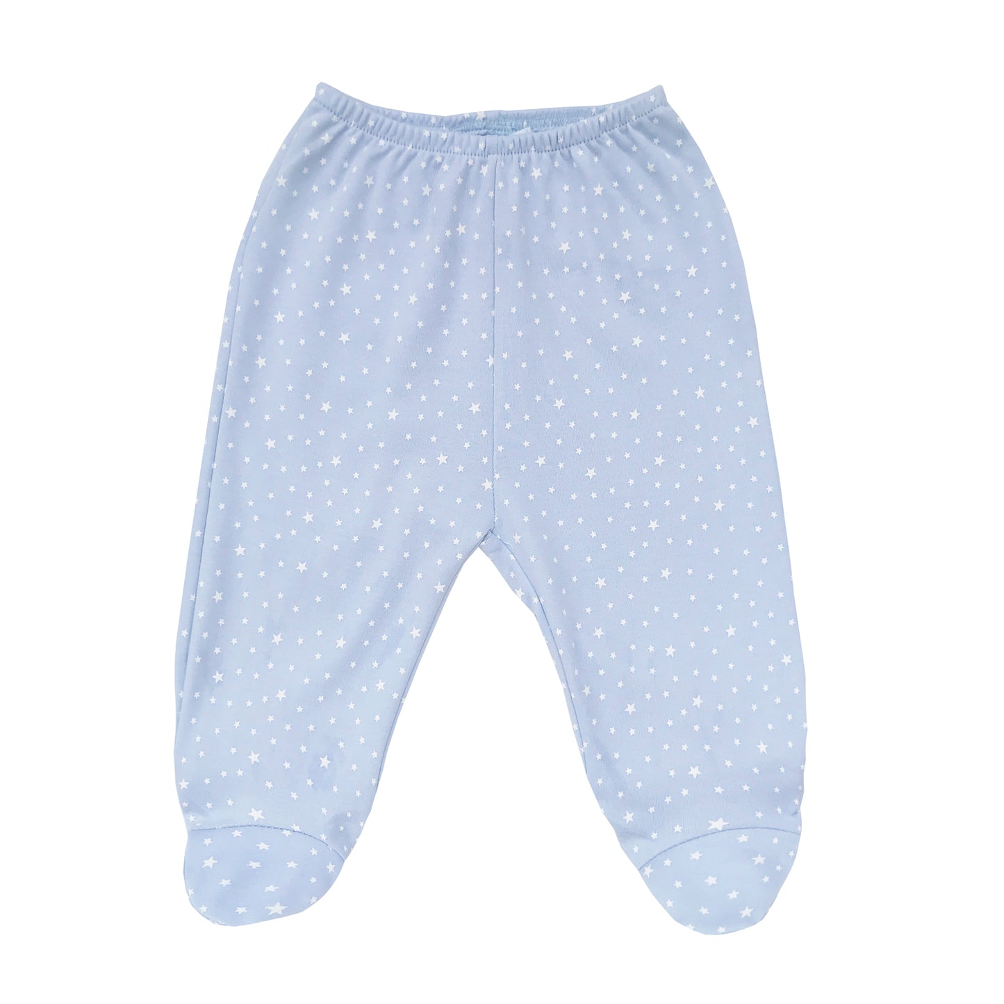 Warmi Pantalón Basico Celeste Estrellas Blancas