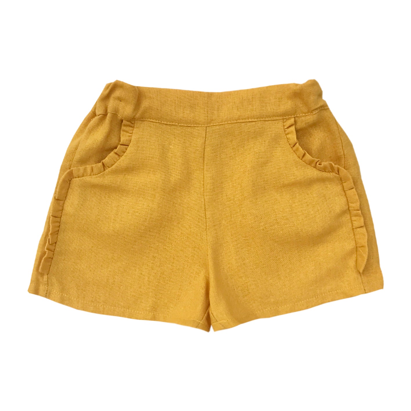 Warmi Short Malena Lino Mostaza