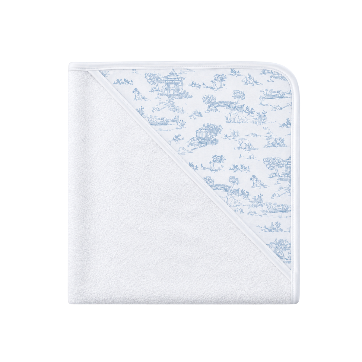 Warmi Toalla Con Capucha Provenza Azul