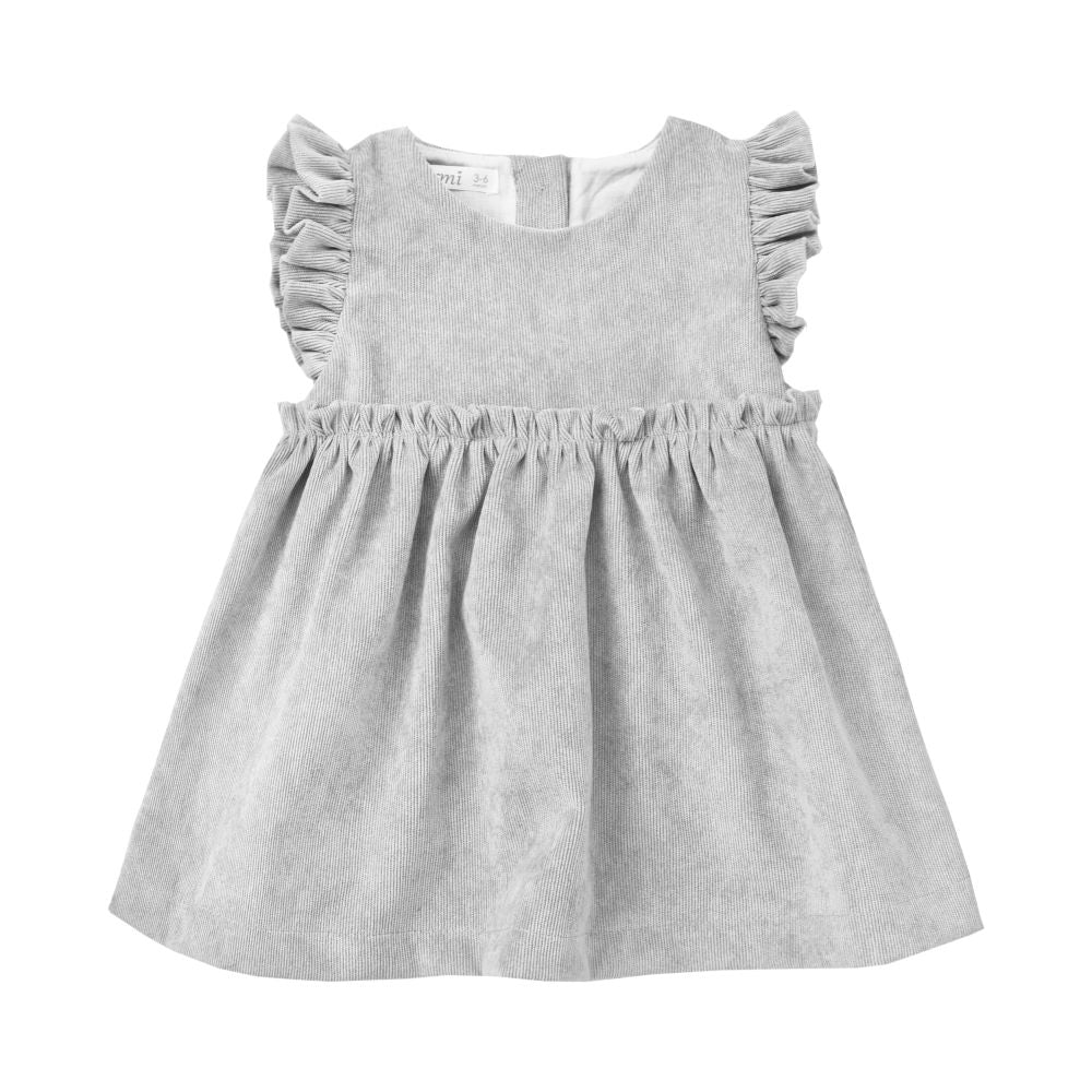 Warmi Vestido Valentina Cotele Gris